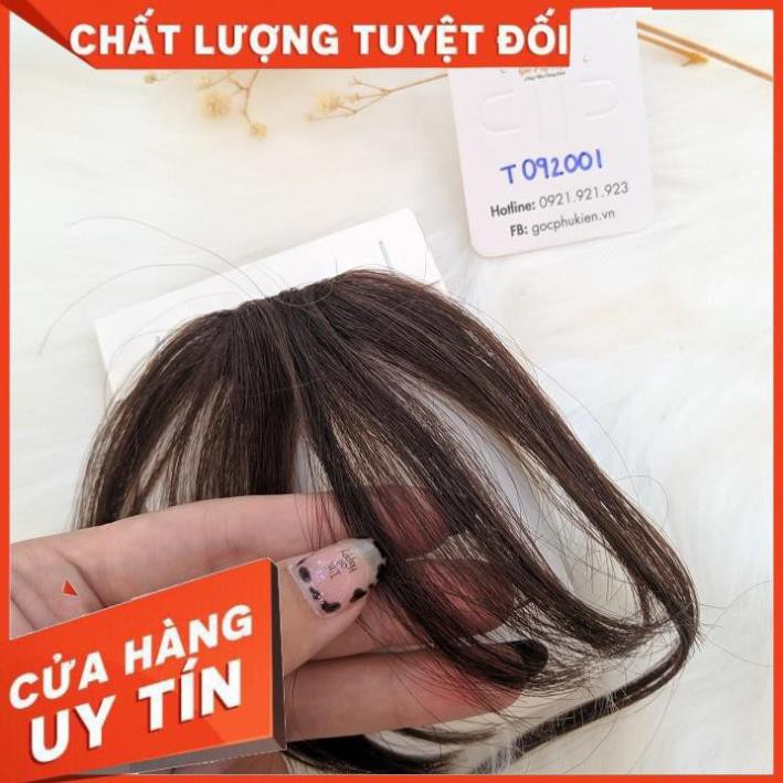 Ảnh  Thật Tự Chụp ☀️ Tóc Giả Mái Thưa Tóc Thật Làm 100%  Từ Sợi Tơ, Bao Nhiệt Độ, Giá Hạt Dẻ, Ảnh Chụp Thật ☀️