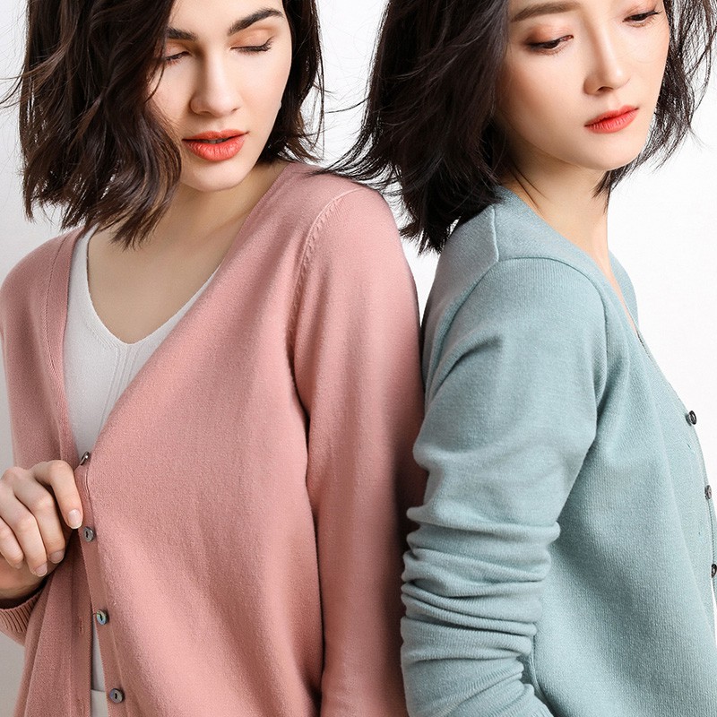 Áo Cardigan Len Xuất Nhật Dáng Tiểu Thư - Nhẹ Nhàng, Sang Trọng