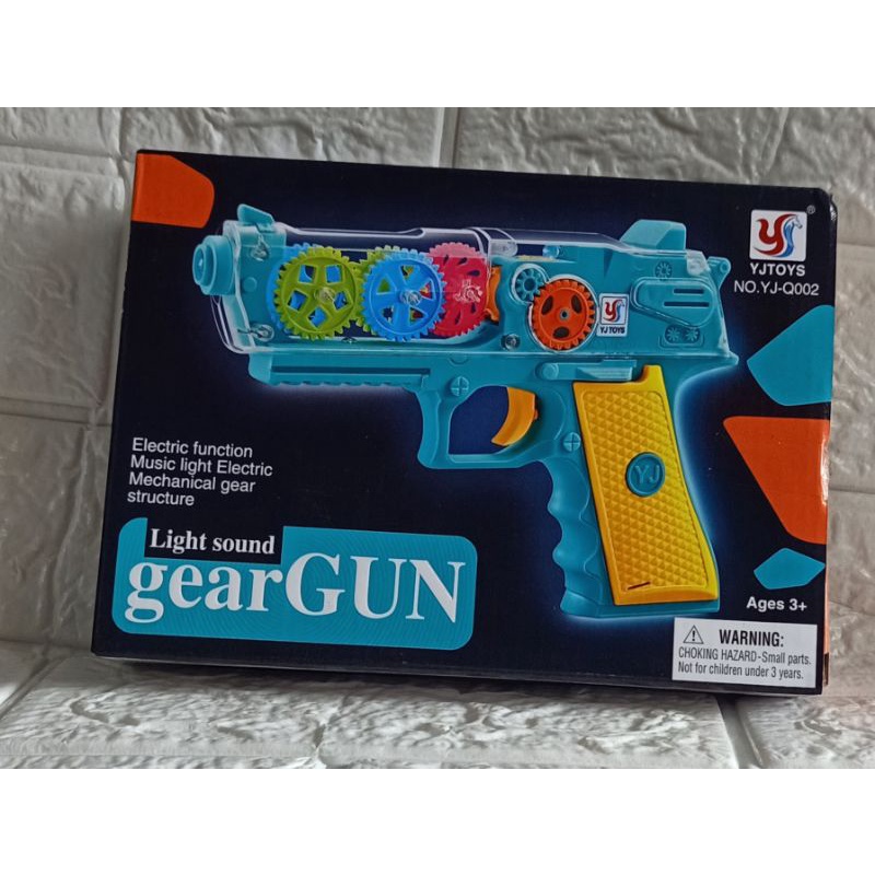 Đồ chơi trẻ em  súng đồ chơi có đèn led và phát nhạc - Tặng kèm 3 pin Â