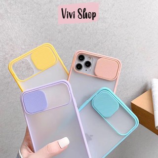 Ốp lưng iphone bảo vệ cam mặt lì nhám viền màu 6/6plus/6s/6s plus/6/7/7plus/8/8plus/x/xs/xs max/11/11 pro/11 promax OP13
