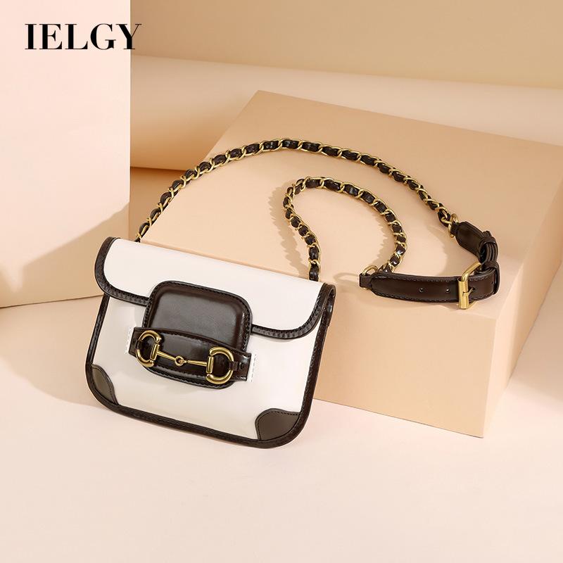 Túi Đeo Chéo Một Bên Vai Có Dây Xích Thiết Kế Thời Trang Mới Dành Cho Bạn Nữ