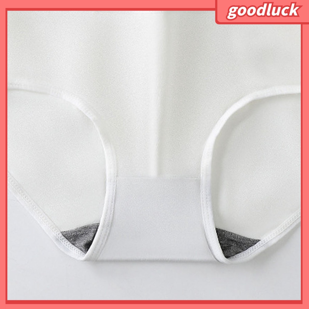 Quần Lót Cạp Vừa Màu Sắc Tinh Khiết Thoải Mái Có Size Lớn Dành Cho Nữ