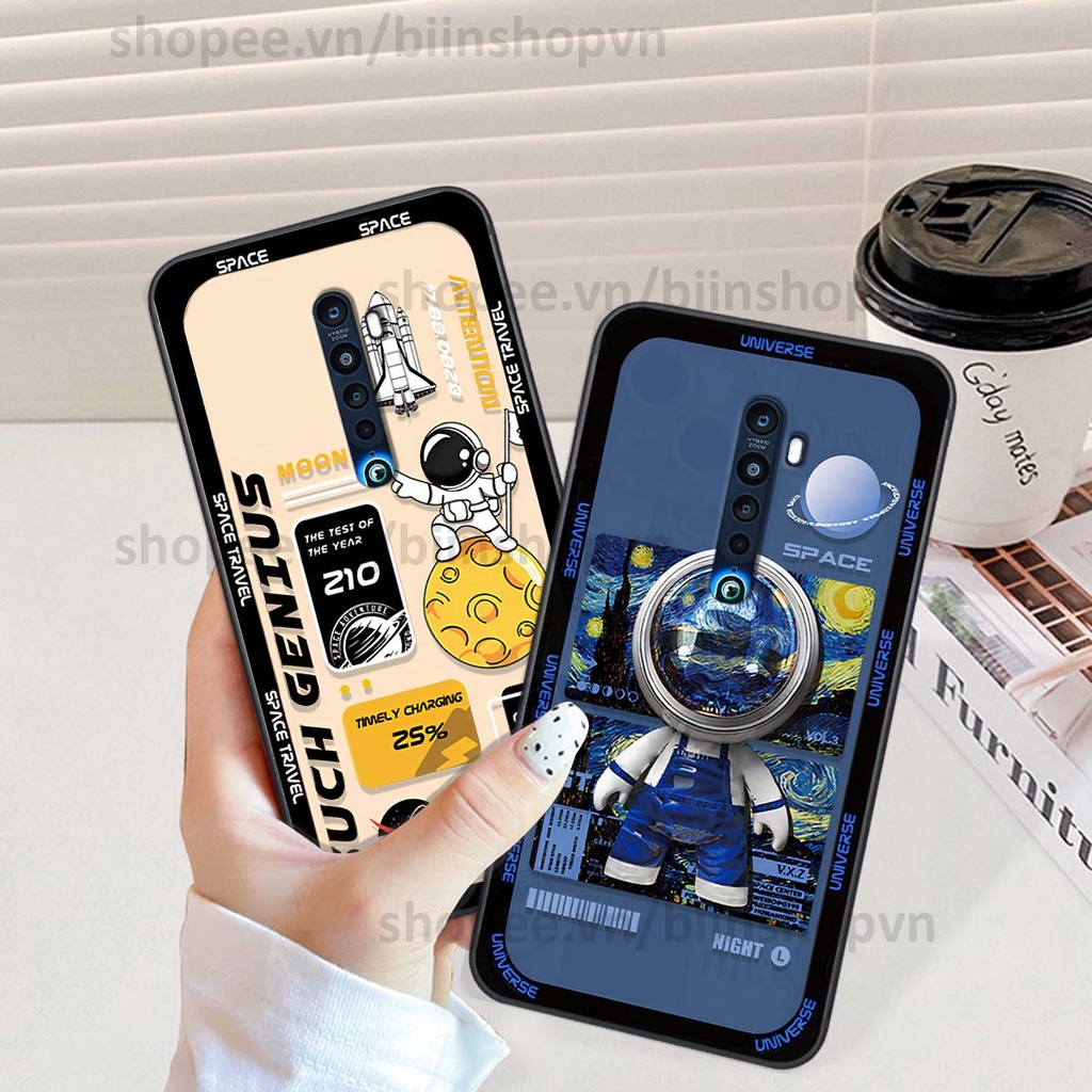 Ốp Oppo Reno 2f / Reno2 F phi hành gia vũ trụ space.x siêu đẹp, thời trang