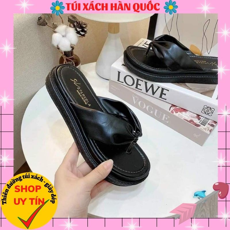 Dép Kẹp Tông Xỏ Ngón Nữ Đế Bánh Mì Mùa Hè Thời Trang 2022 HQ 421