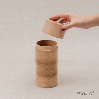 Hộp đựng trà hình đốt tre