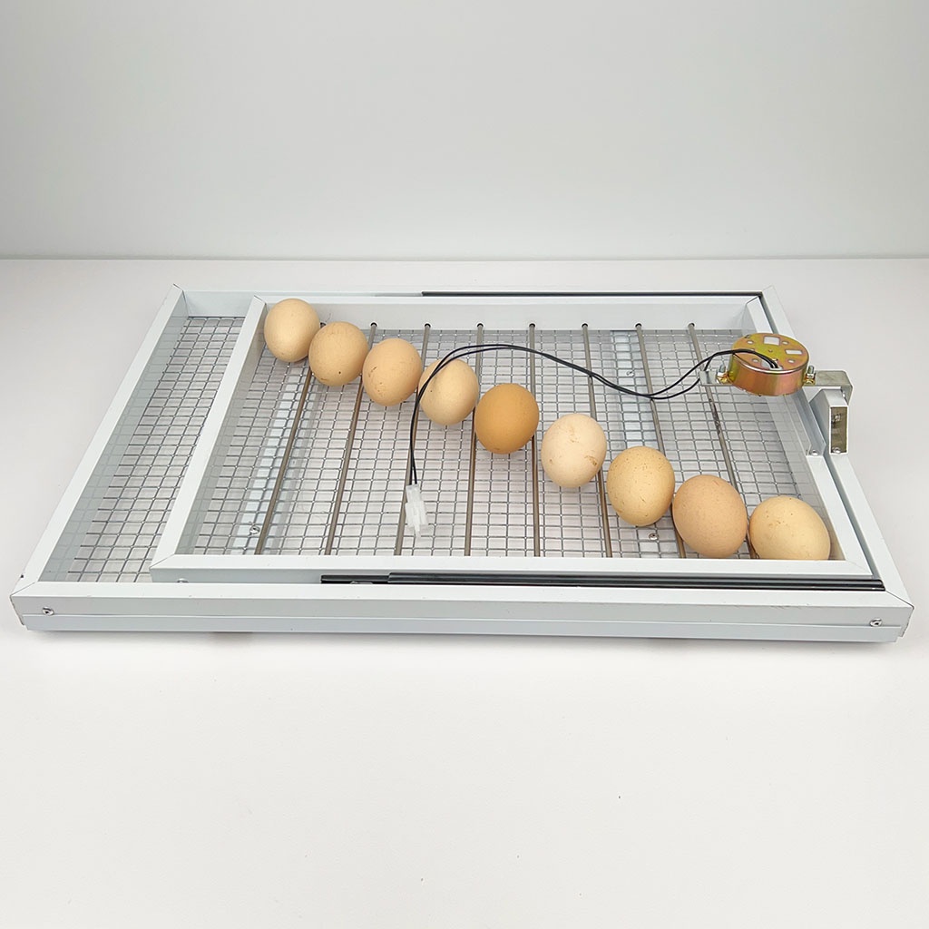 Khay đảo trứng tự động nhôm sứ 54 trứng gà đảo lăn 180 độ - Bảo hành 12 tháng