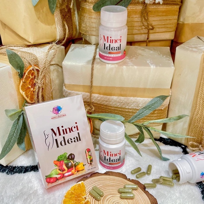 Thảo Mộc Hỗ Trợ Giảm Cân Minci Ideal Magiccurves Viên Uống Đẹp Dáng Lọ 40 Viên