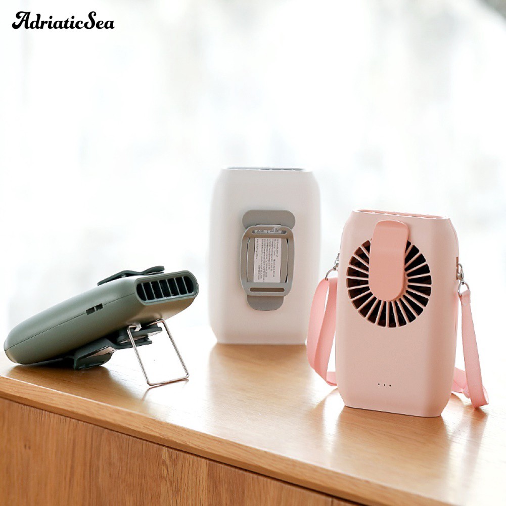 Quạt Usb Mini 3 Tốc Độ Thiết Kế Đeo Cổ Tiện Dụng | BigBuy360 - bigbuy360.vn