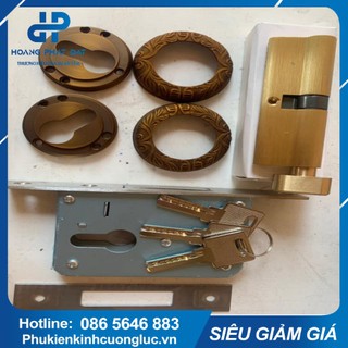 Khóa Sàn Đồng Nguyêt⚡FreeShip⚡Khóa Sàn Hệ Cửa Kính Cường Lực, Cửa Khung Nhôm Gỗ