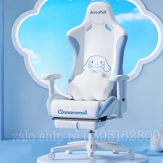 Ghế Livestream,ghế gaming Cinamoroll Hãng Autofull hàng Cao Cấp