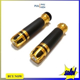 Combo bao tay gù xoay led màu vàng kèm cặp đèn led multy 2 tầng cho Exciter Winner...