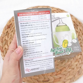 Bình sữa silicone Putti Atti có tay cầm