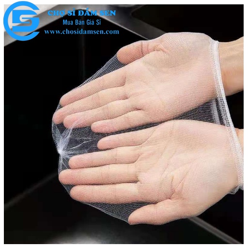 Khung giữ lưới kèm 50 lưới lọc rác loại lớn, lọc thức ăn thừa gắn bồn rửa chén,Giá treo túi chặn rác KhungLRLL50