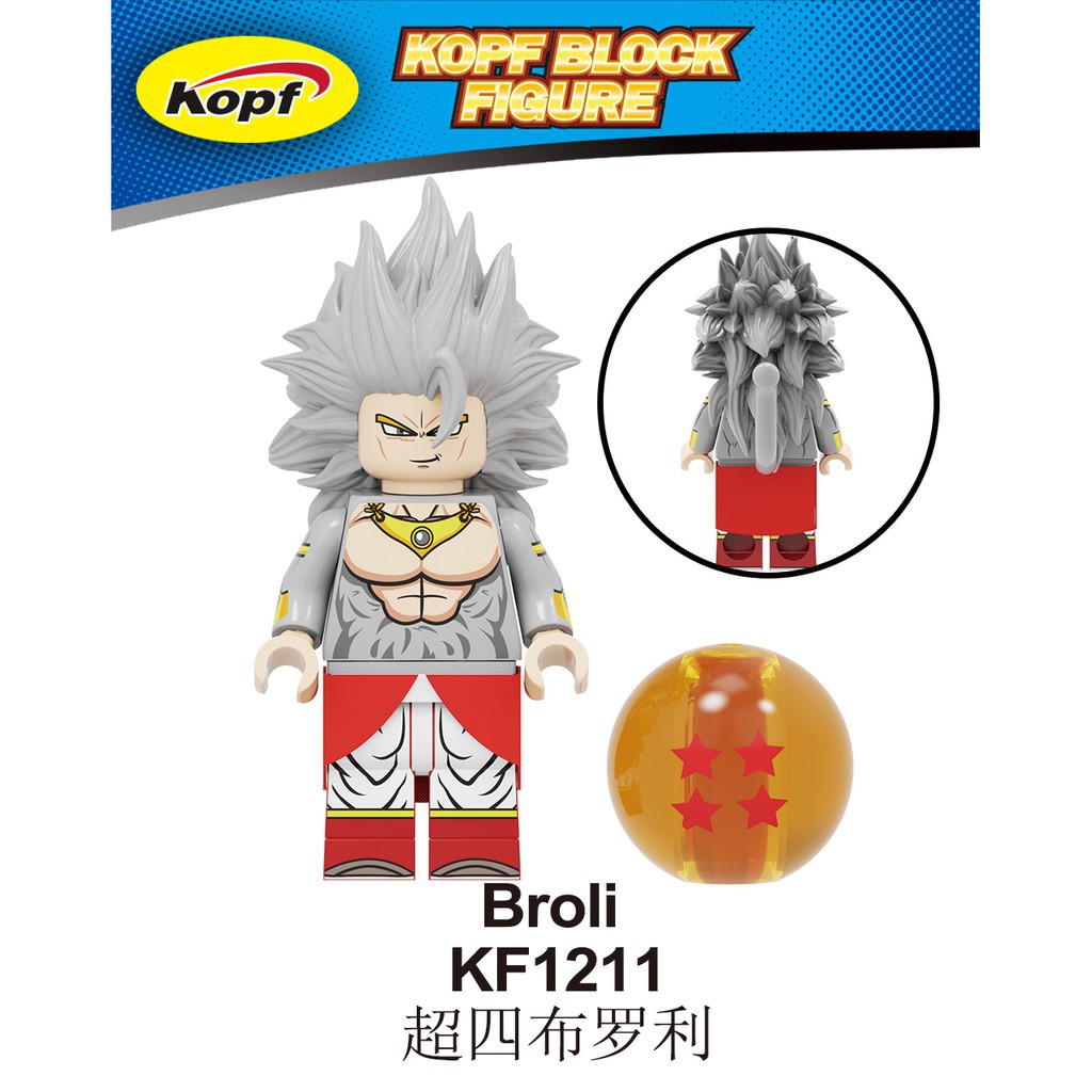 Bộ Lắp Ghép Lego Nhân Vật Son Goku Vegeta Super4 Trong Phim Hoạt Hình Dragon Ball Kf6098