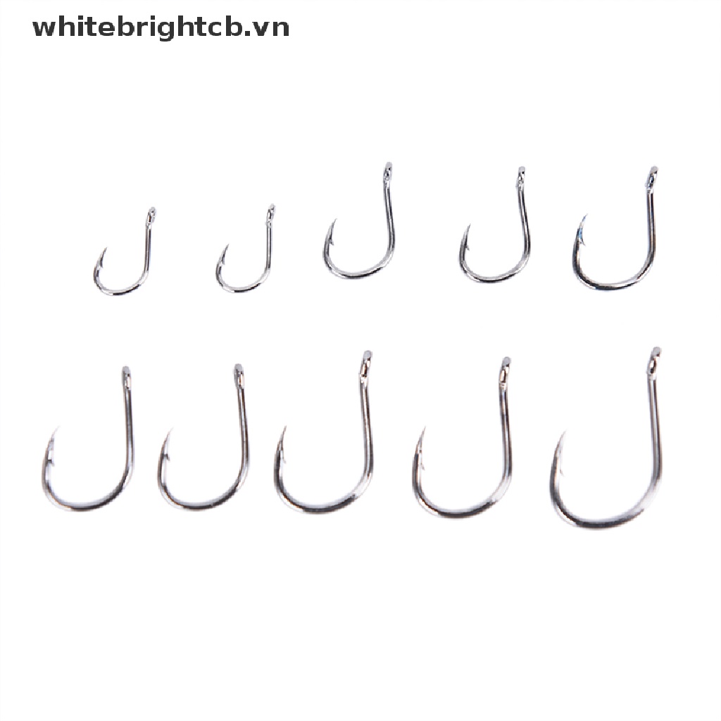 Set 100 Móc Câu Cá Bằng Thép Không Gỉ Chất Lượng