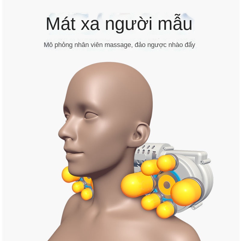 Gối massage cột sống cổ tại nhà đệm điện toàn thân massage cổ vai gáy eo lưng chân