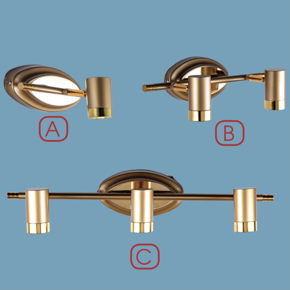 Đèn gắn tường rọi gương, soi tranh cao cấp PT-5882