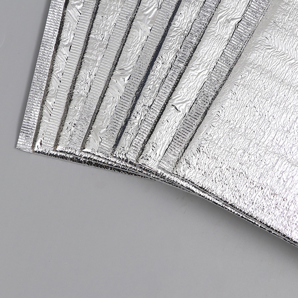 Set 10 Túi Nhôm Giữ Nhiệt Đựng Hộp Cơm Trưa Tiện Dụng Cho Nhà Bếp