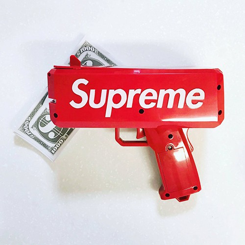 Súng Bắn Tiền Supreme Full Box Tặng Kèm 100 Tờ Tiền Dolar Supreme sale