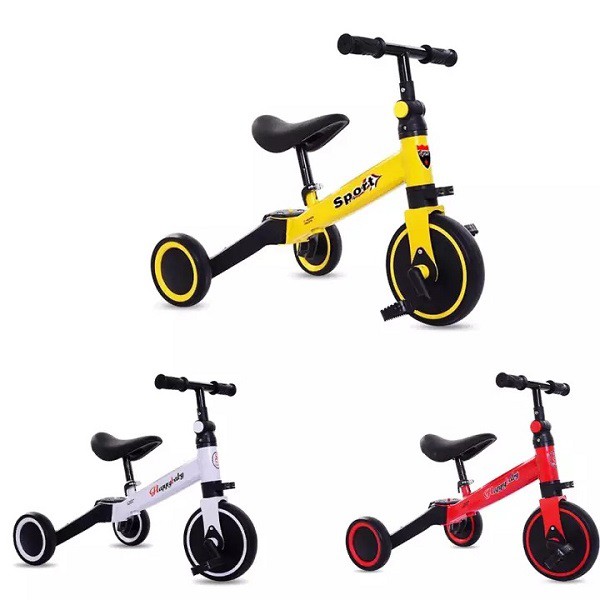 Xe đạp 3 bánh đa năng kiêm xe chòi chân Happy baby&amp; sport