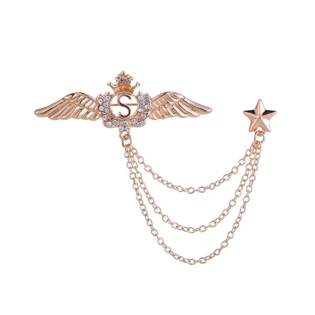 Cài Áo ANGEL WINGS Cá Tính  Thời Trang Âu  Mỹ
