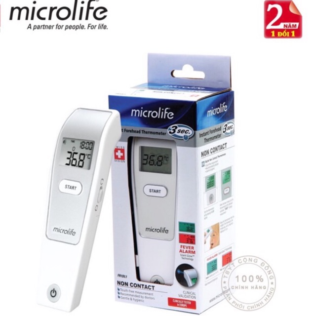 Nhiệt kế hồng ngoại đo trán Microlife FR1MF1