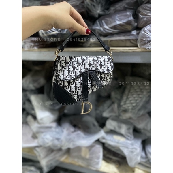 Túi Xách Nữ Yên Ngựa D.I.O.R, Túi Đeo Chéo Nữ Hottrend