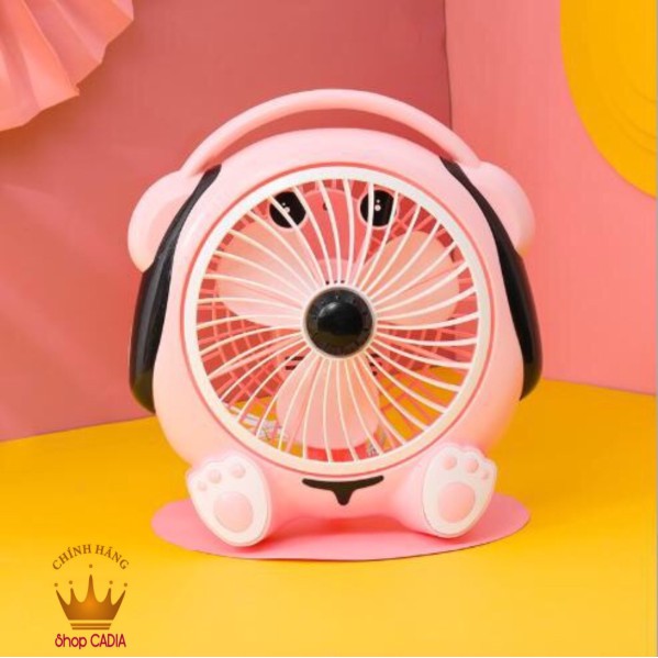Quạt Để Bàn Mini cắm điện Kiểu Dáng Hoạt Hình Dễ Thương cute SIÊU MÁT