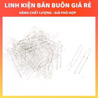 Led 3MM Siêu Sáng (Đỏ, Xanh Lá, Xanh Dương, Vàng, Trắng) (10c)