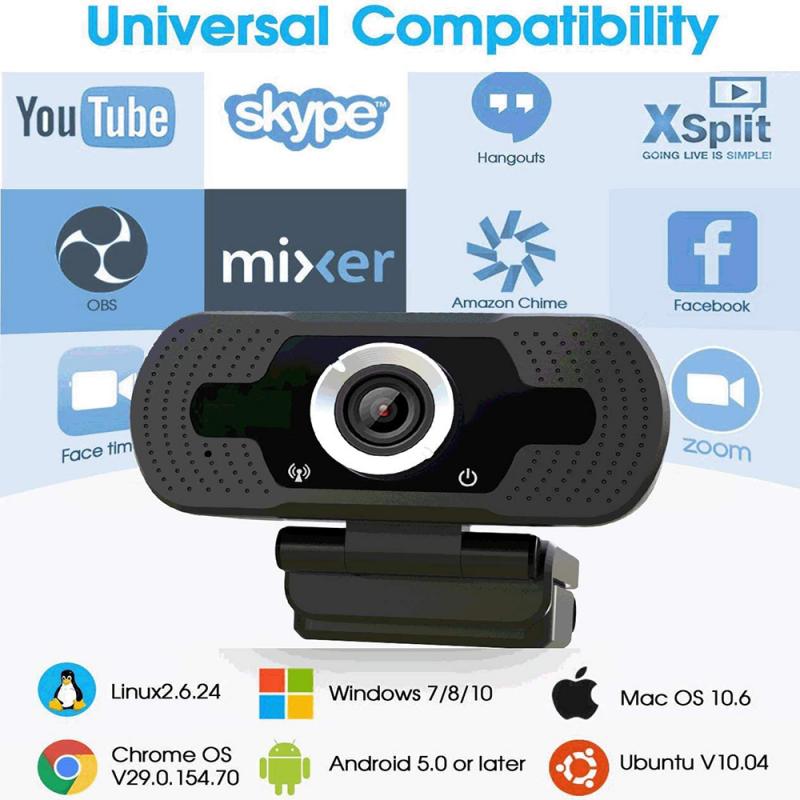 Webcam Hd 1080p 30fps tiện dụng cho máy tính