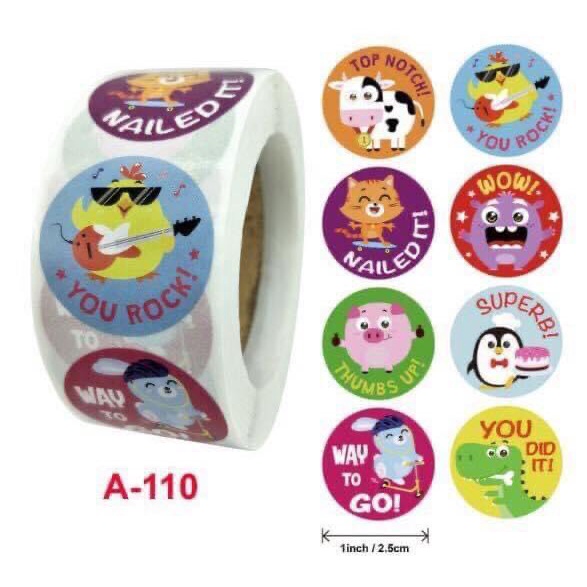 Sticker khen thưởng cuộn