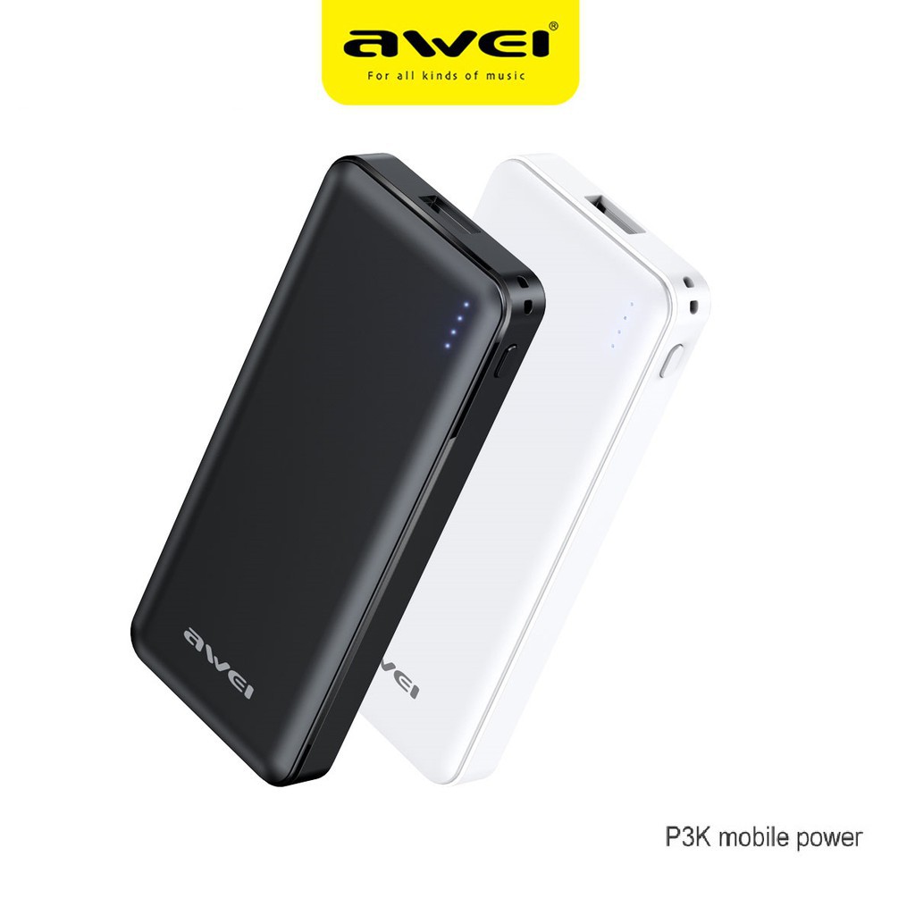 Sạc Dự Phòng Awei P3K 5000mah Dành Cho Điện Thoại