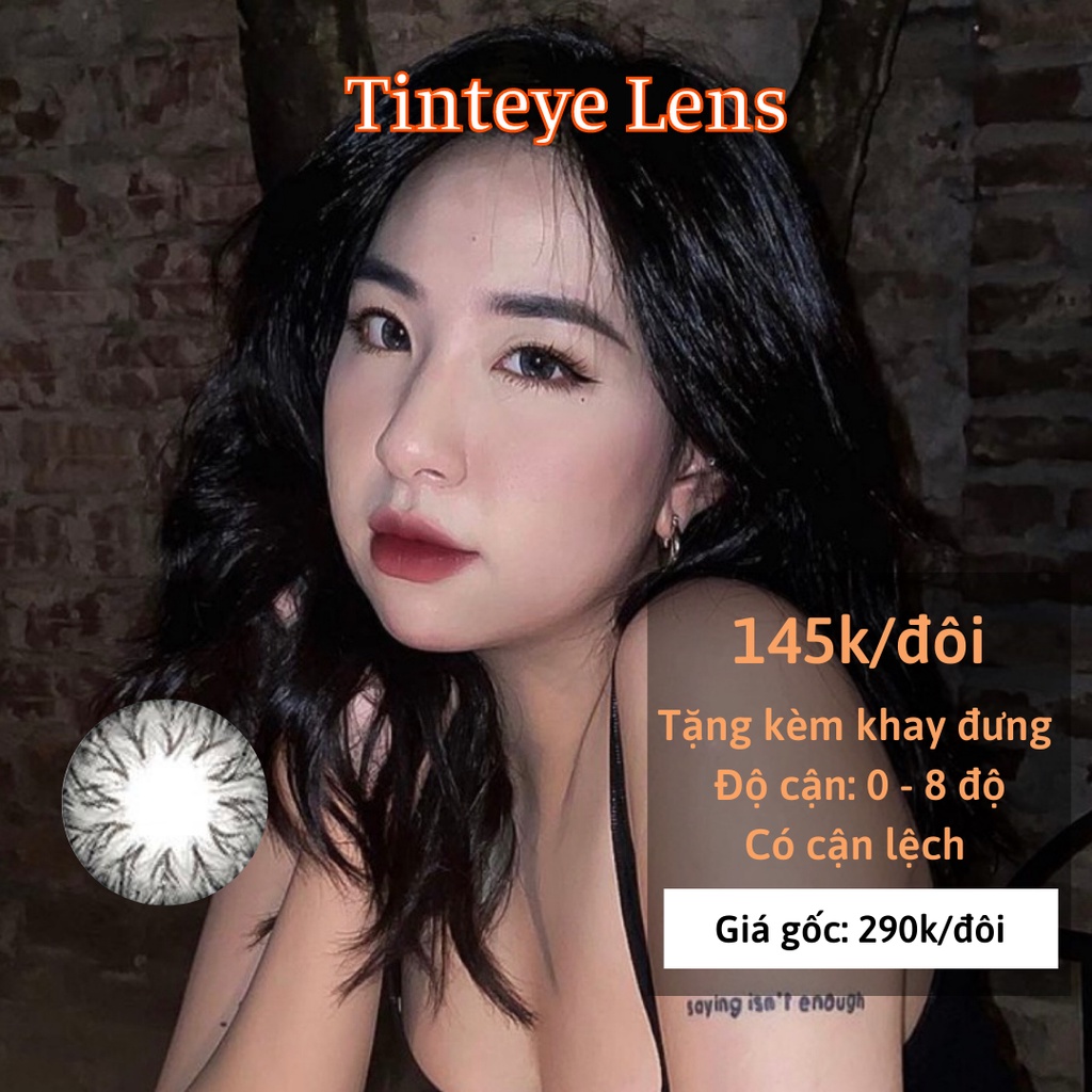 [OFF 50%: 145K/Đôi] Combo 2 mẫu kính giãn nhẹ tone tây hot 2022 Tinteye Lens 0 - 8 độ