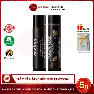 Son Cocoon Chiết Xuất Cà Phê Đắk Lắk Tẩy Tế Bào Chết, Dưỡng Môi Căng Mịn, Làm Hồng Môi - Dak Lak Coffee Lip Scrub 5g