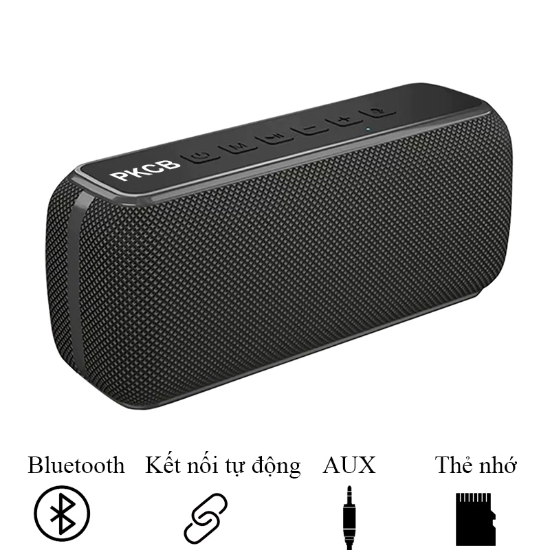 Loa Nghe Nhạc Bluetooth Công Suất PKCB92 60W 6600mAh Kết nối Bluetooth, Thẻ nhớ, Line in 3.5mm, Chíp DSP Hàng chính hãng