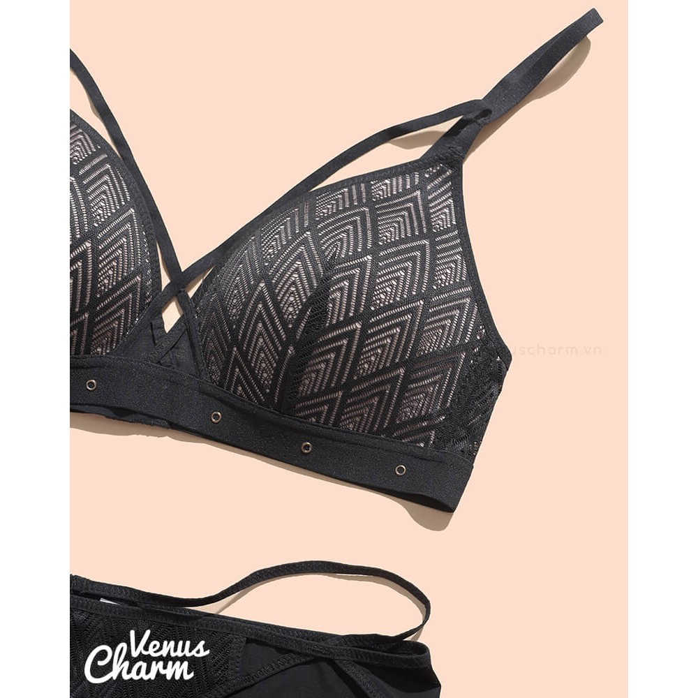Venus Charm bộ đồ lót nữ ren không gọng, mút mỏng sexy dành cho ngực vừa và lớn Hera 0918 | BigBuy360 - bigbuy360.vn