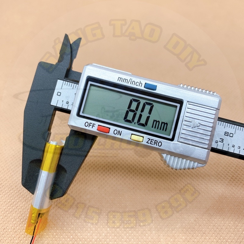 Pin Lipo 3.7V 370mAh dòng xả cao, cỡ mini thích hợp DIY pin tai nghe bluetooth, chuột không dây, loa mini, đèn led..