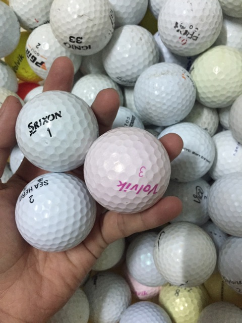 BÓNG GOLF CŨ TỔNG HỢP CÁC THƯƠNG HIỆU CALLAWAY, PROV, TAYLORMADE...ĐỘ MỚI 65-75% CHỈ 6K / QUẢ