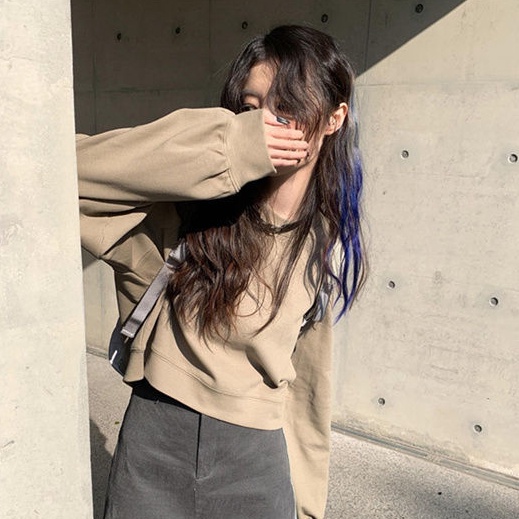 Áo Hoodie Cổ TròN Hở Vai Phong CáCh HàN QuốC MớI