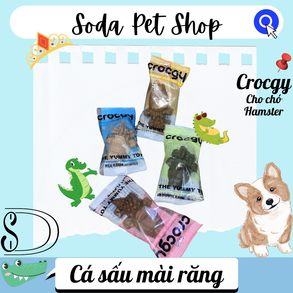 Mài Răng Cá Sấu Crocgy Cho Hamster/Chó
