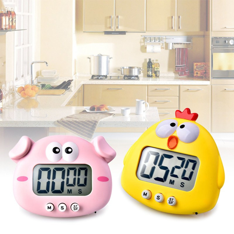Đồng hồ đếm ngược để nấu ăn hình chú gà con dễ thương