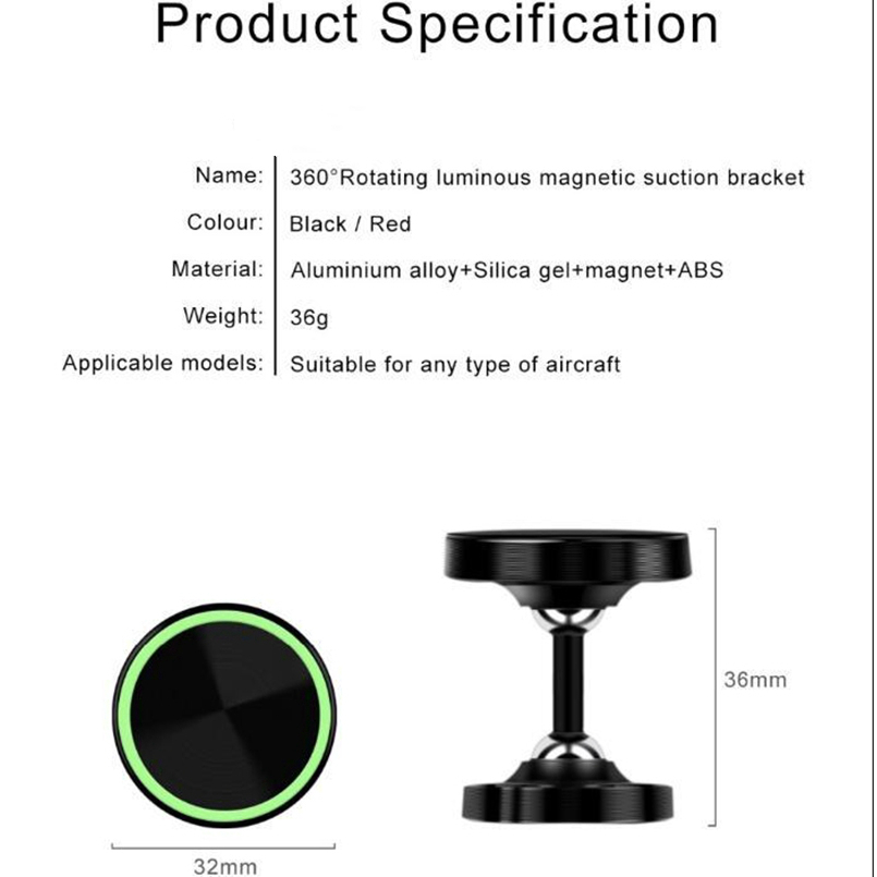 Giá Đỡ Điện Thoại Nam Châm Ankndo Xoay 360 Độ Tiện Dụng Cho Xe Ô Tô