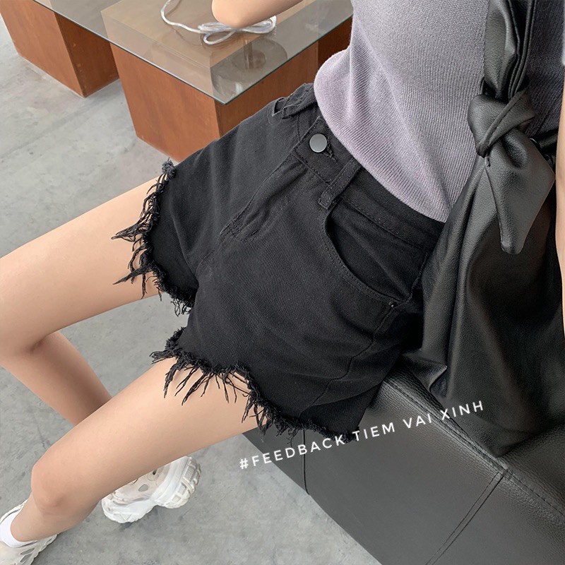 Quần Short Nữ 🍊  🍊 Quần Đùi Nữ Rách - Hàng Quảng Châu QD001