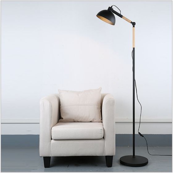 Đèn đứng MONSK SOLOSAY trang trí phòng khách Vintage cao cấp - Tặng kèm bóng LED chống lóa