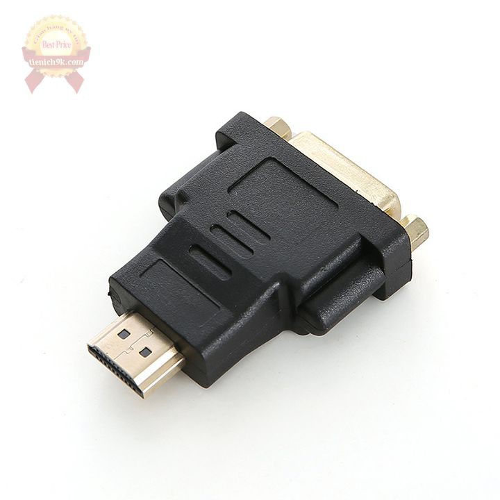 Đầu chuyển HDMI sang DVI 24+5 hai chiều đa năng màu đen