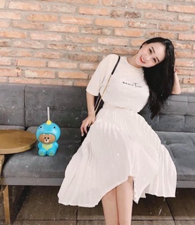 Áo pull trắng