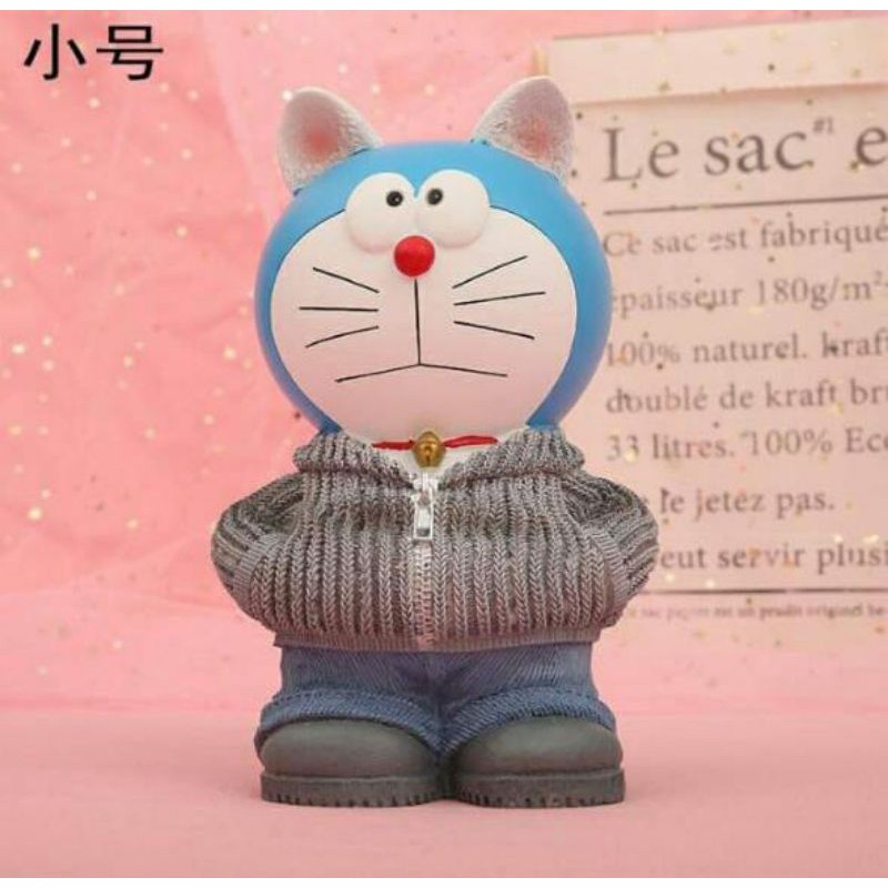 Ống Heo Tiết Kiệm Tiền Hình Mèo Máy Doraemon Đáng Yêu