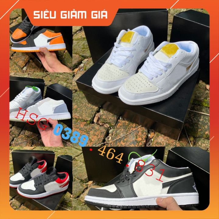 Giày Thể Thao J Xanh Móc Đen, Giày sneaker J Cổ Cao Cao Nam nữ