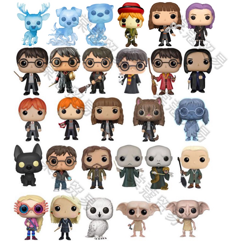 Funko pop Mô Hình Đồ Chơi Nhân Vật Malfohemin Voldemort Quidditch Pottery Luna Ron Trong Phim Harry Potter