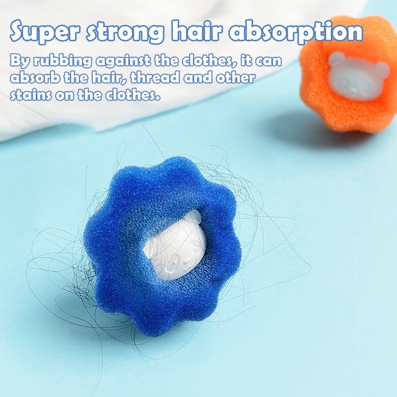 1 Bóng Giặt Đồ / Dụng Cụ Lọc Tóc / Lông Thú Cưng Chống Gió Có Thể Tái Sử Dụng